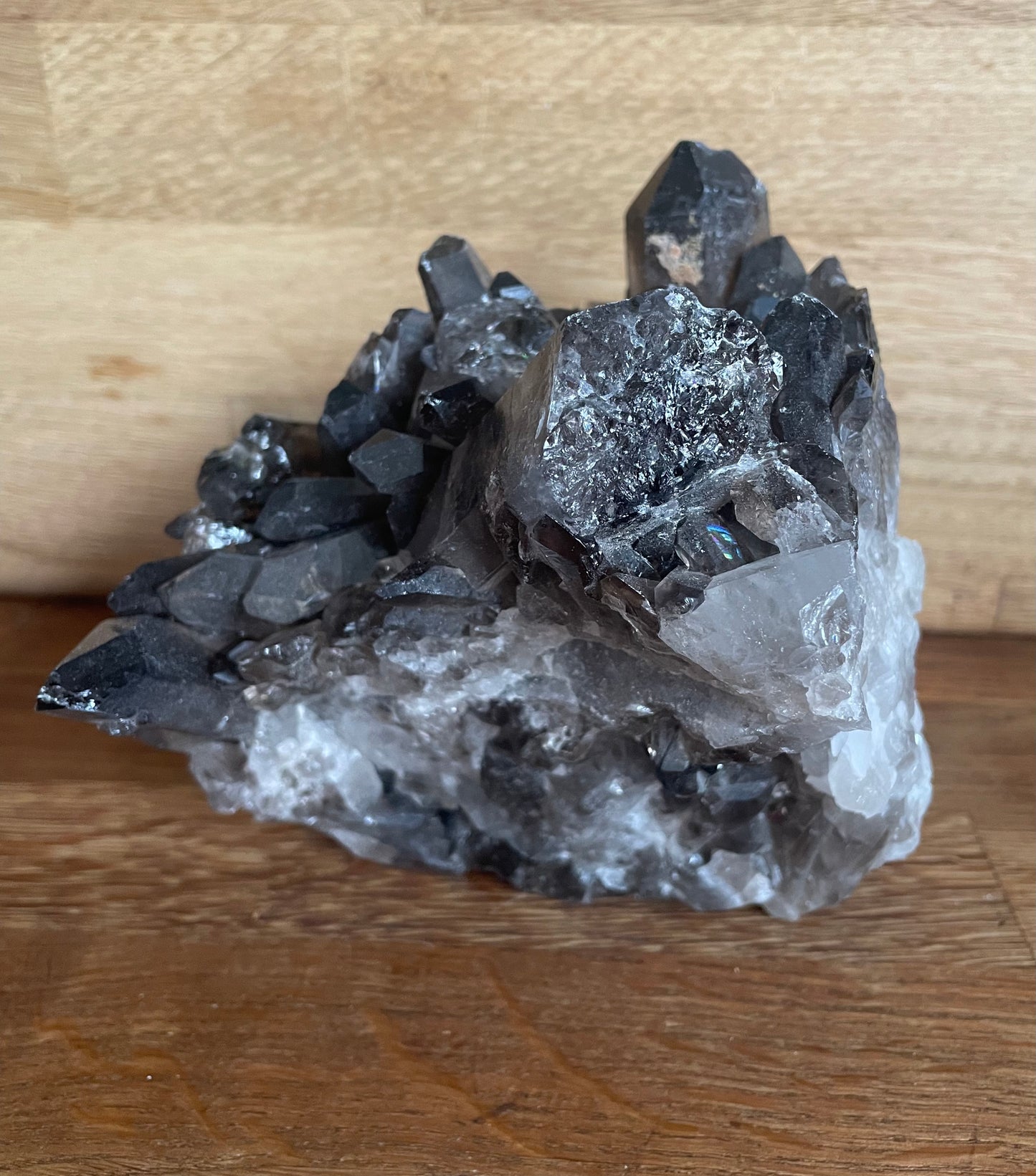 Smoky quartz cluster, 1.1637kg