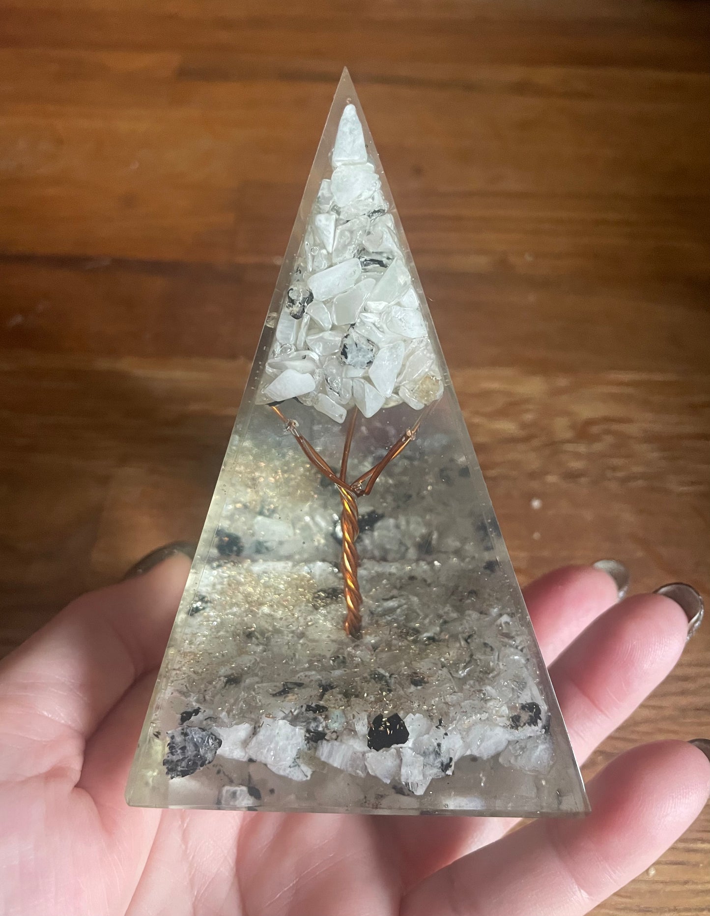 Large orgonite pyramid