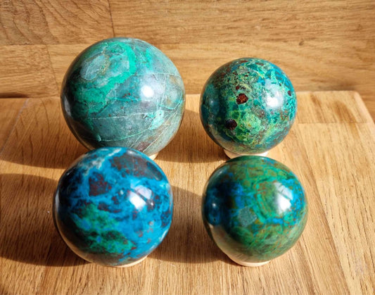 Chrysocolla sphere