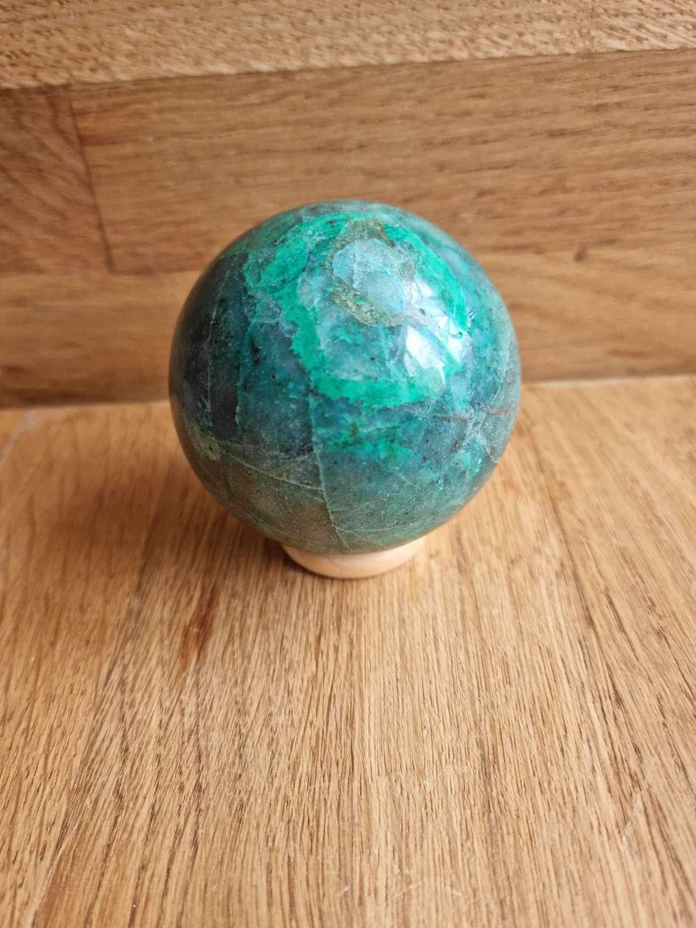 Chrysocolla sphere