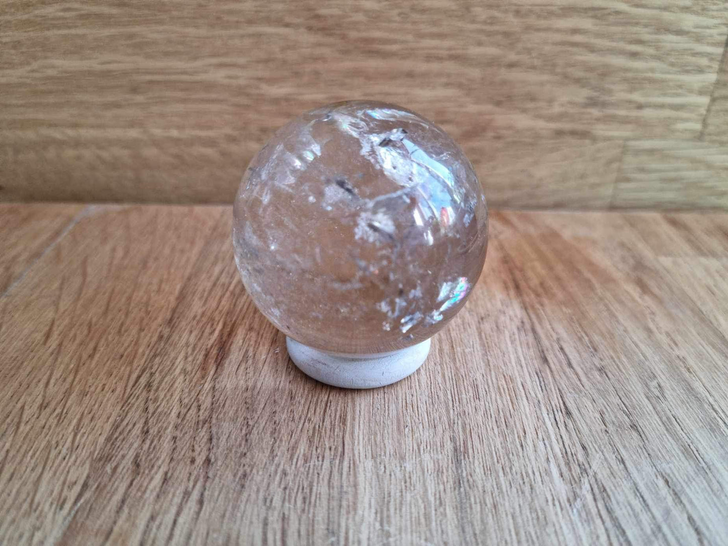 Smoky quartz sphere