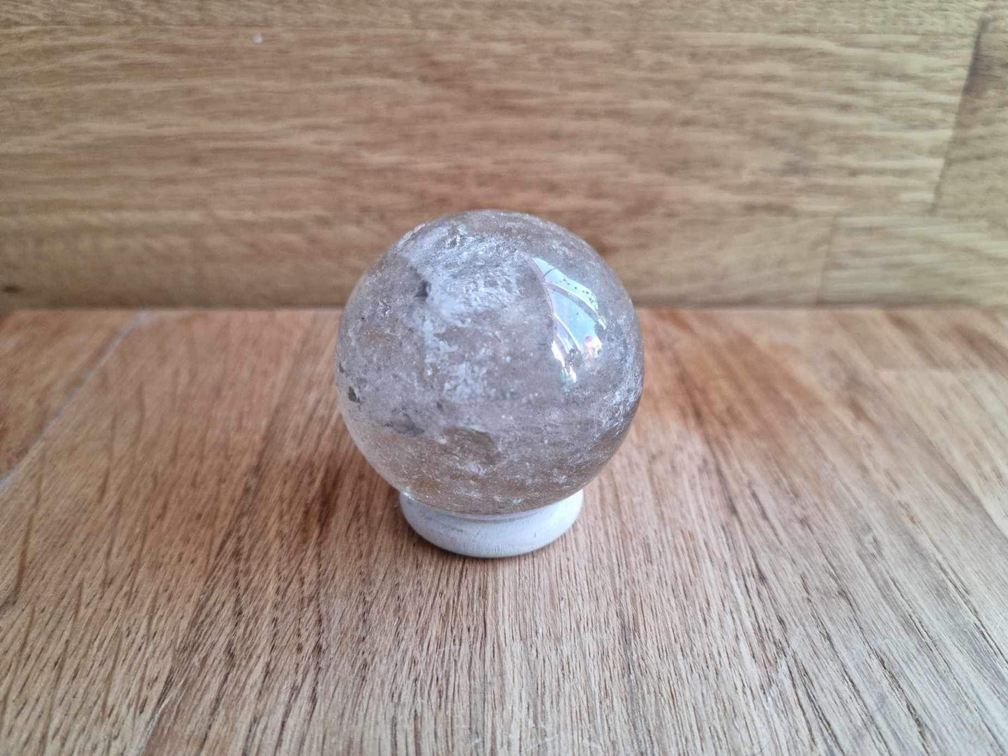 Smoky quartz sphere