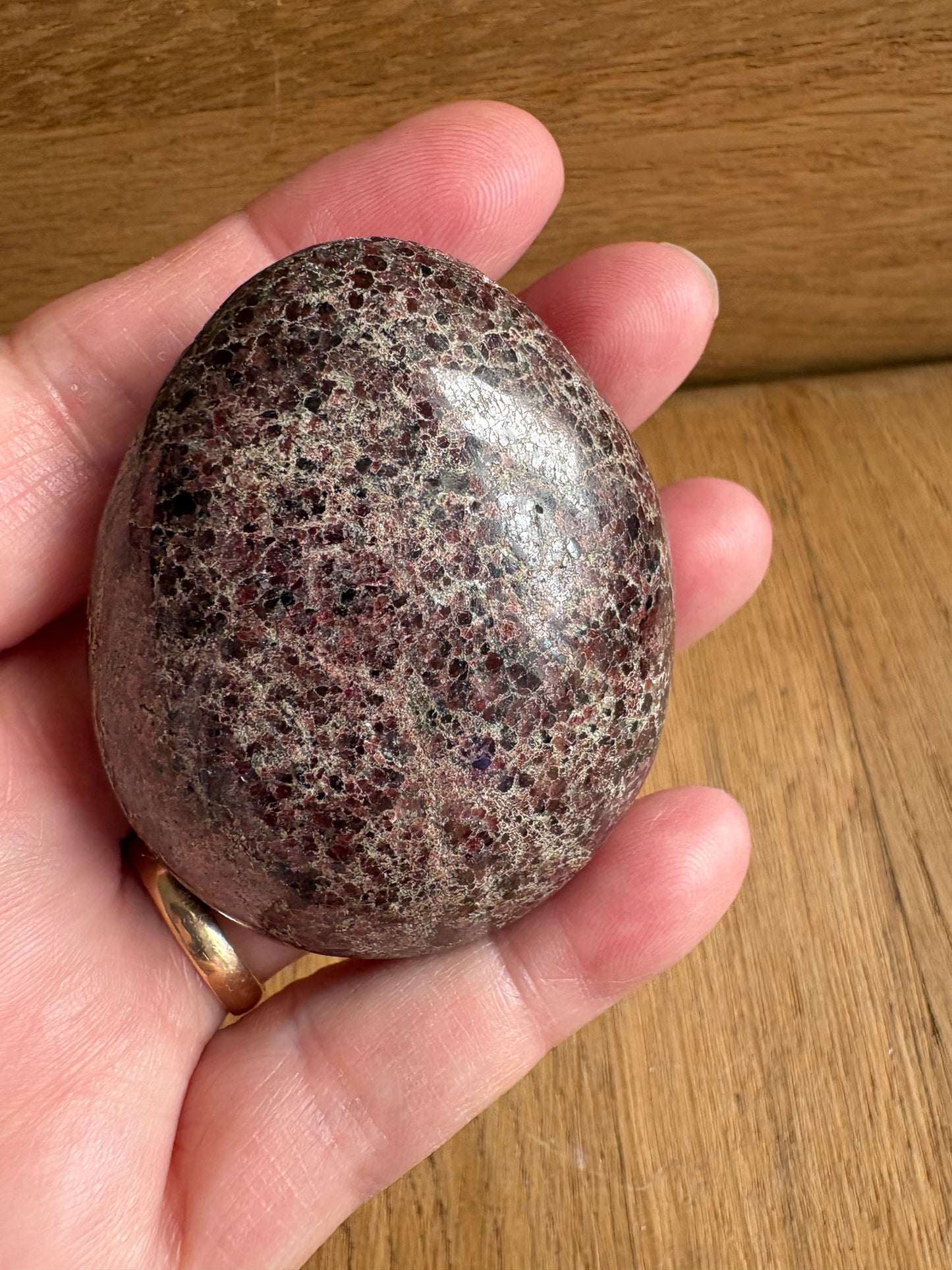 Garnet pebble