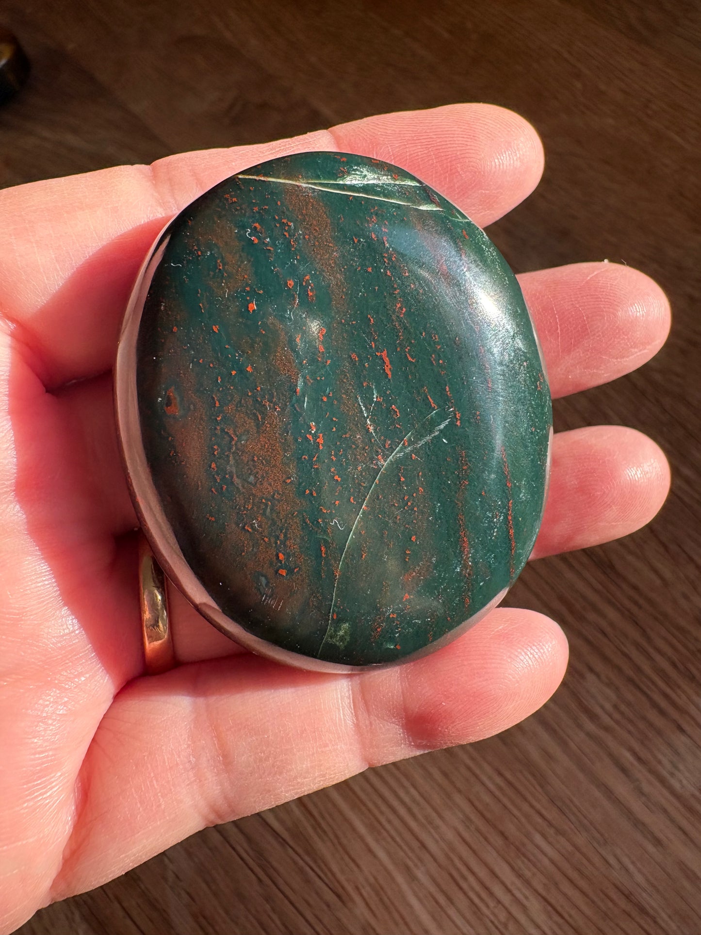Bloodstone palmstone