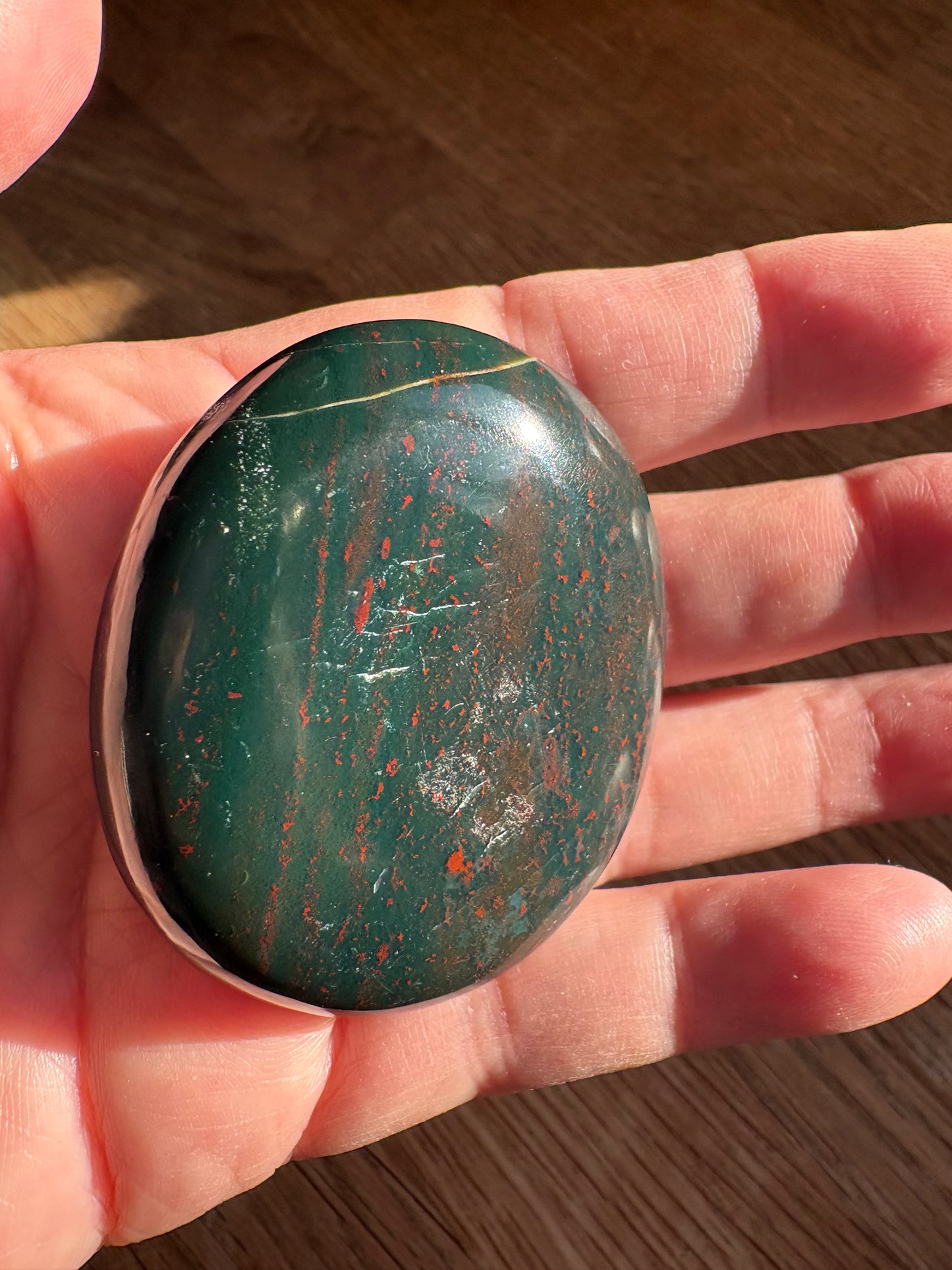 Bloodstone palmstone