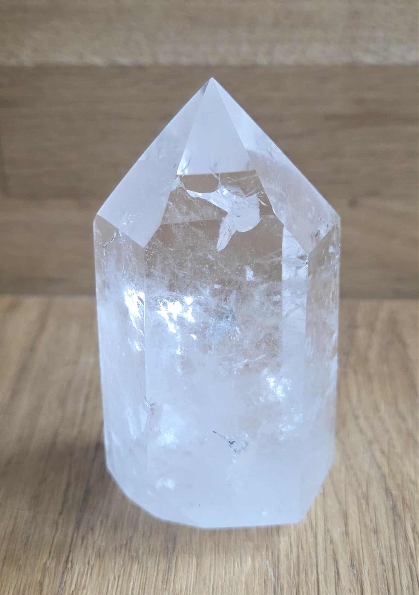 Clear quartz point