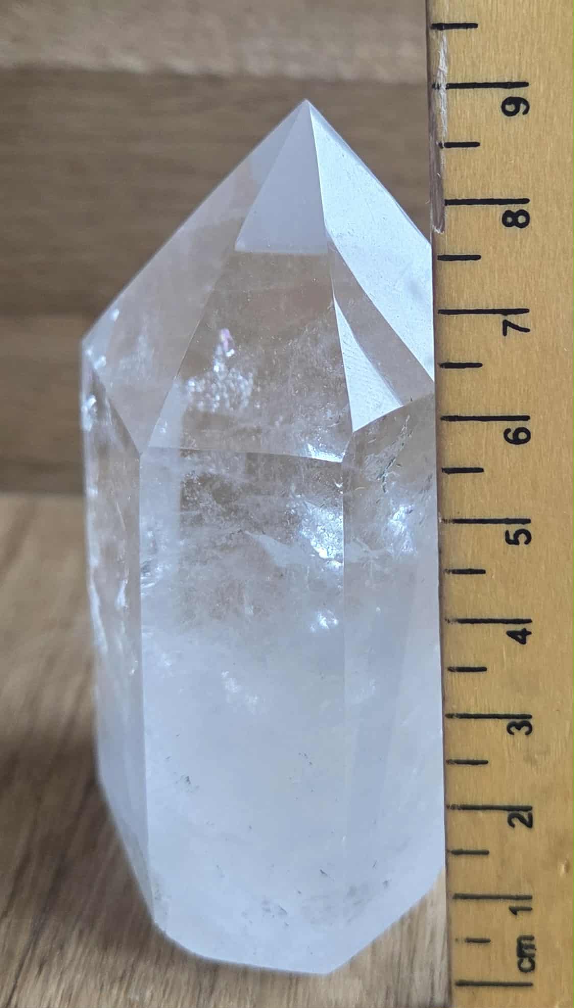 Clear quartz point