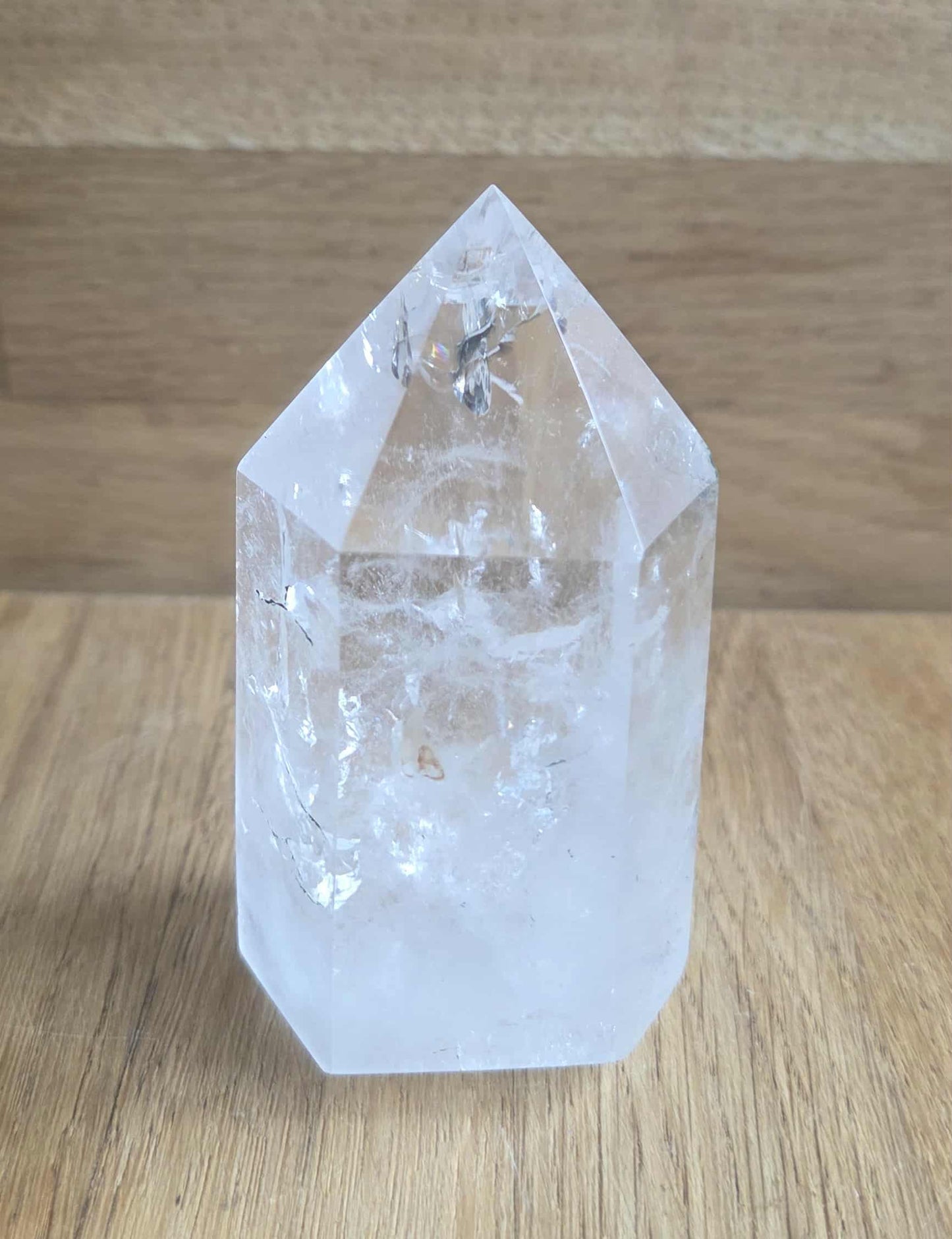 Clear quartz point