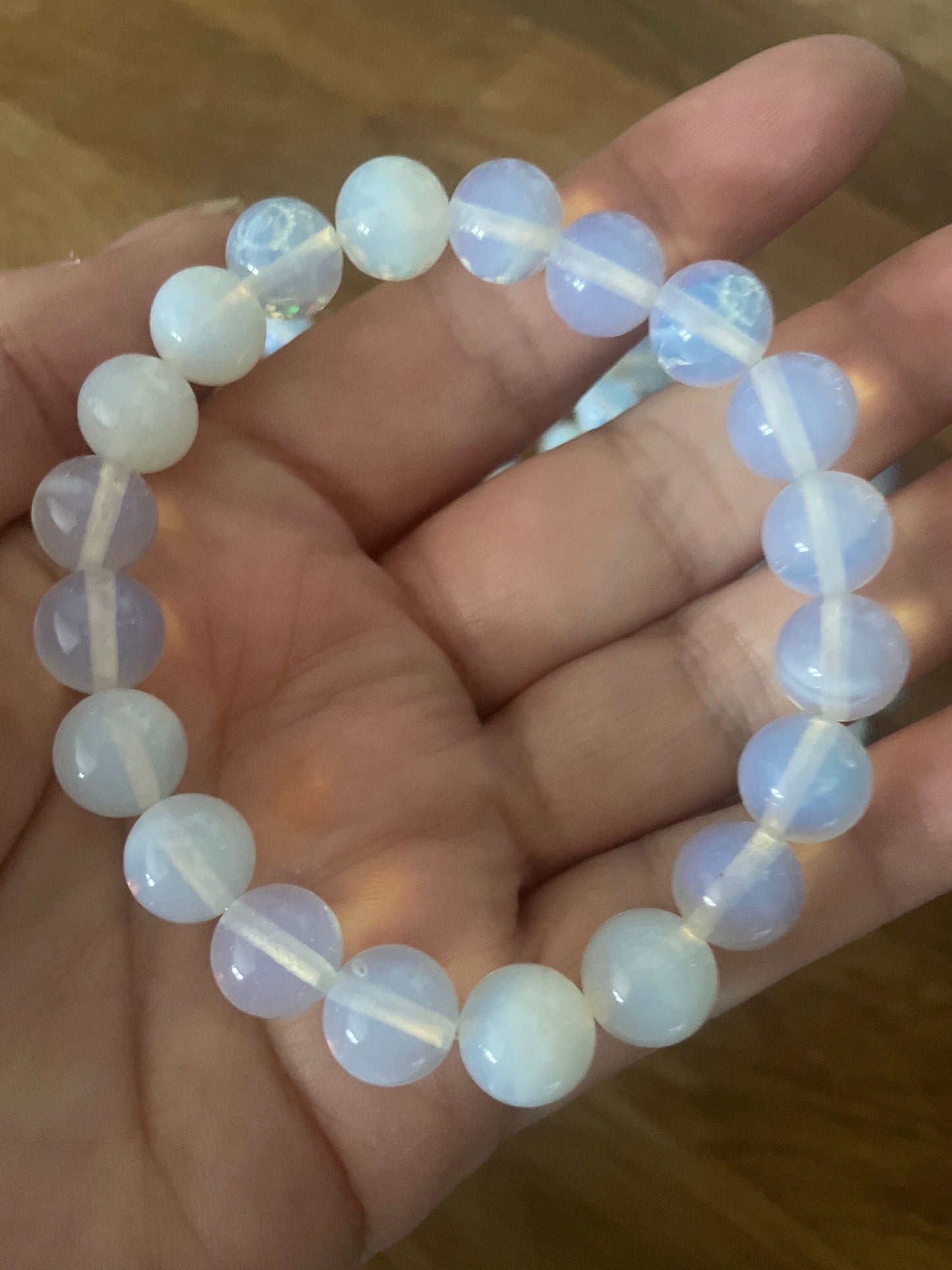 Opalite 10mm bead bracelet