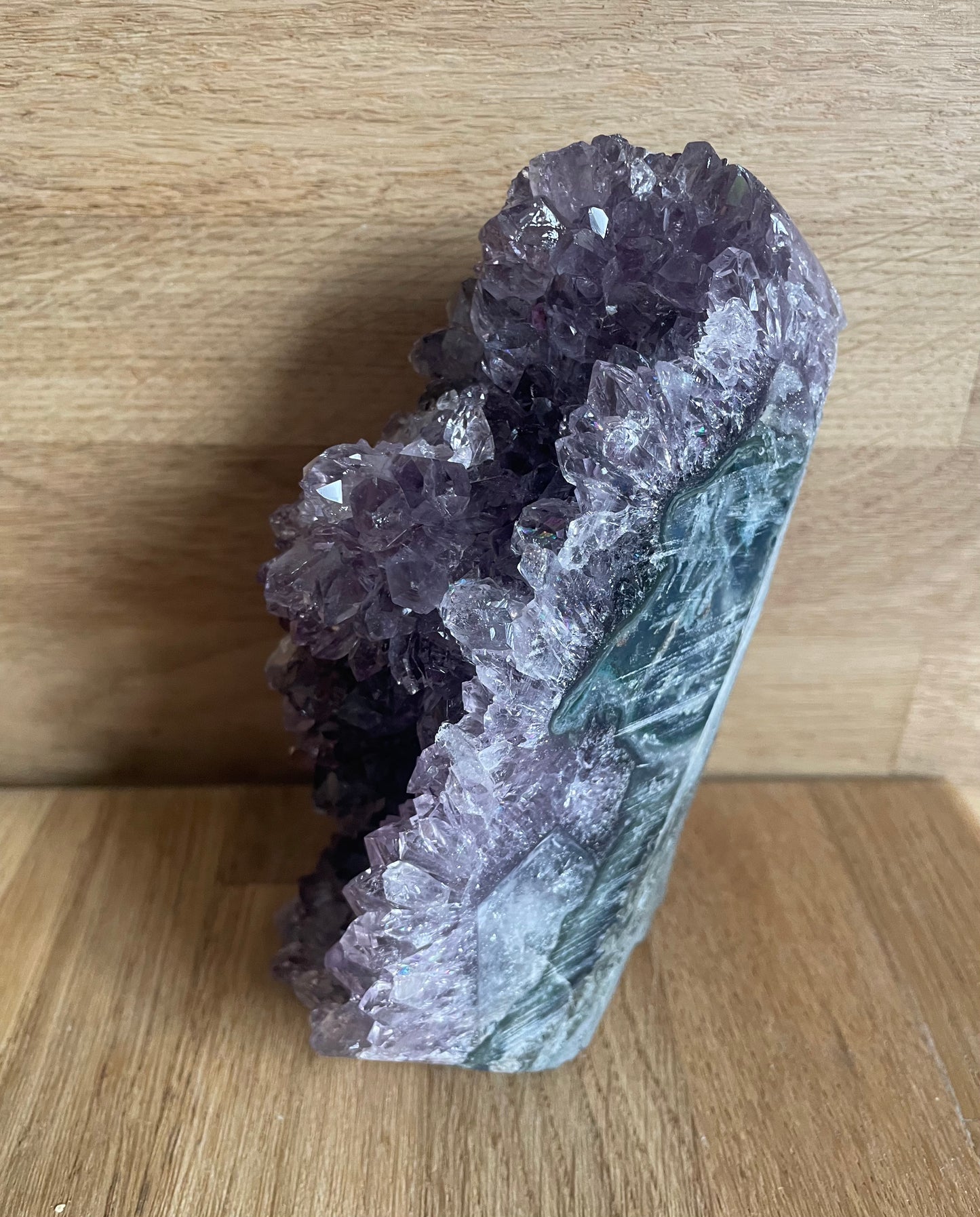 Amethyst druze polished freeform