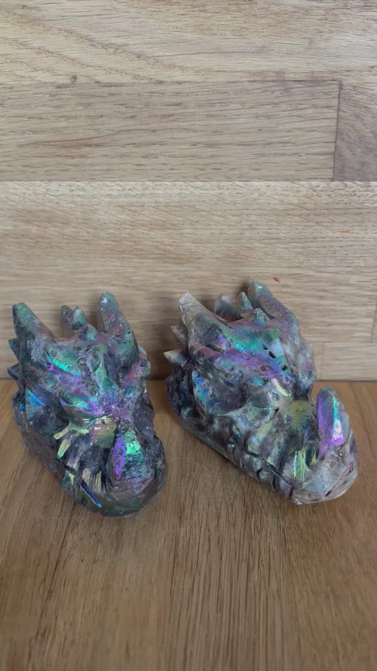 Sphalerite aura dragon head