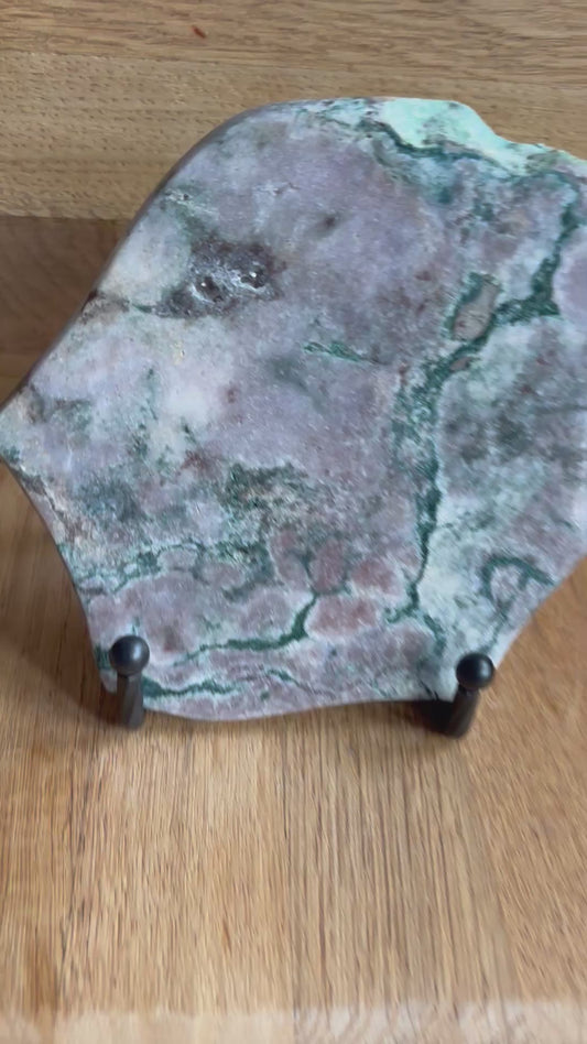 Pink amethyst freeform