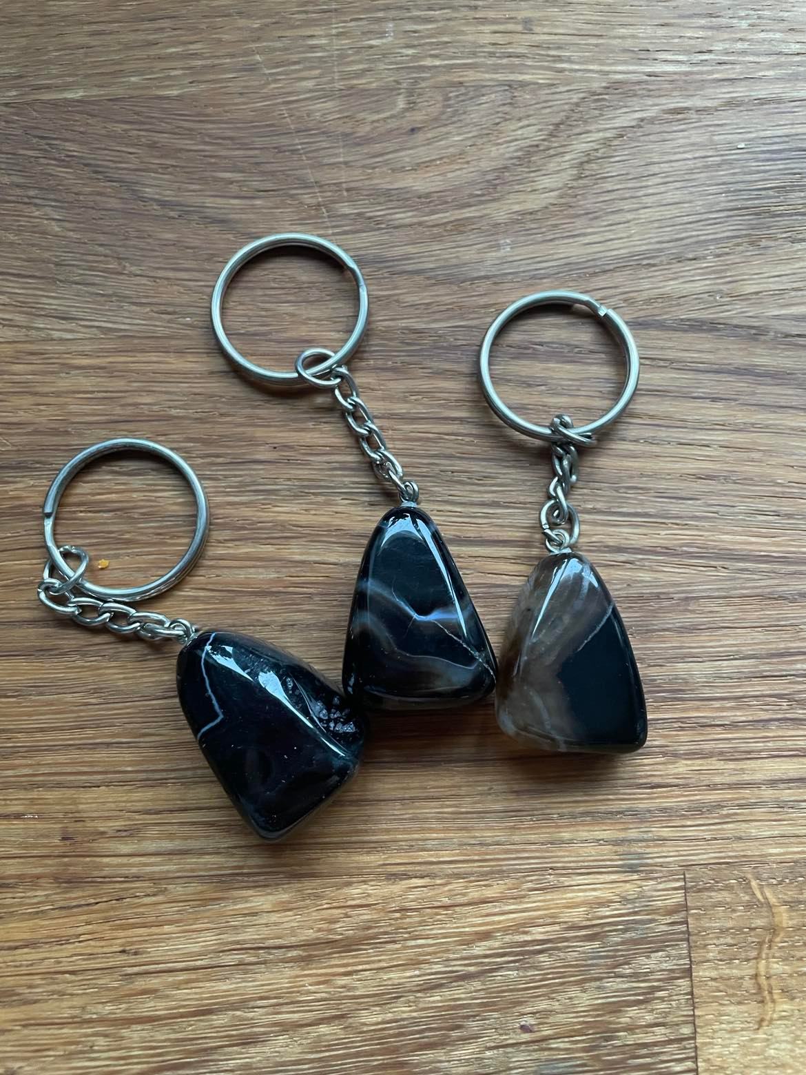 Gemstone keyrings