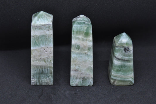 Kiwi calcite points - were £30 to £38, now £24 to £33