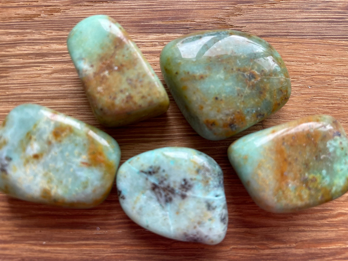 Green opal large tumble