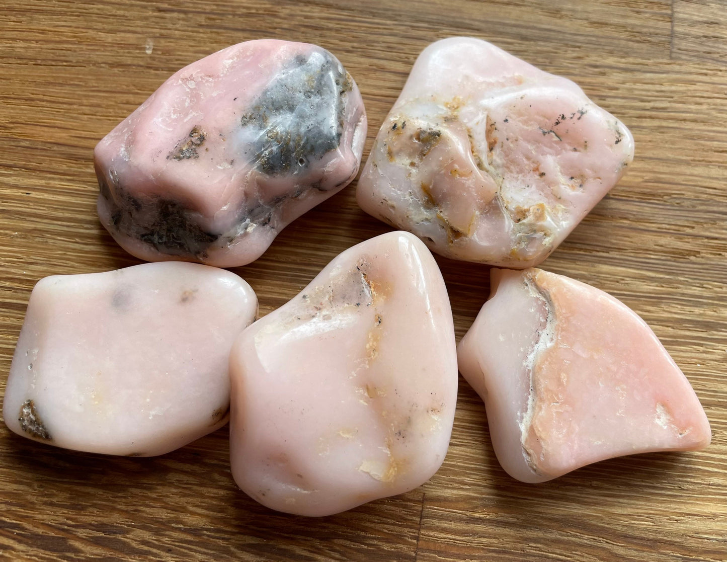 Pink opal large tumble