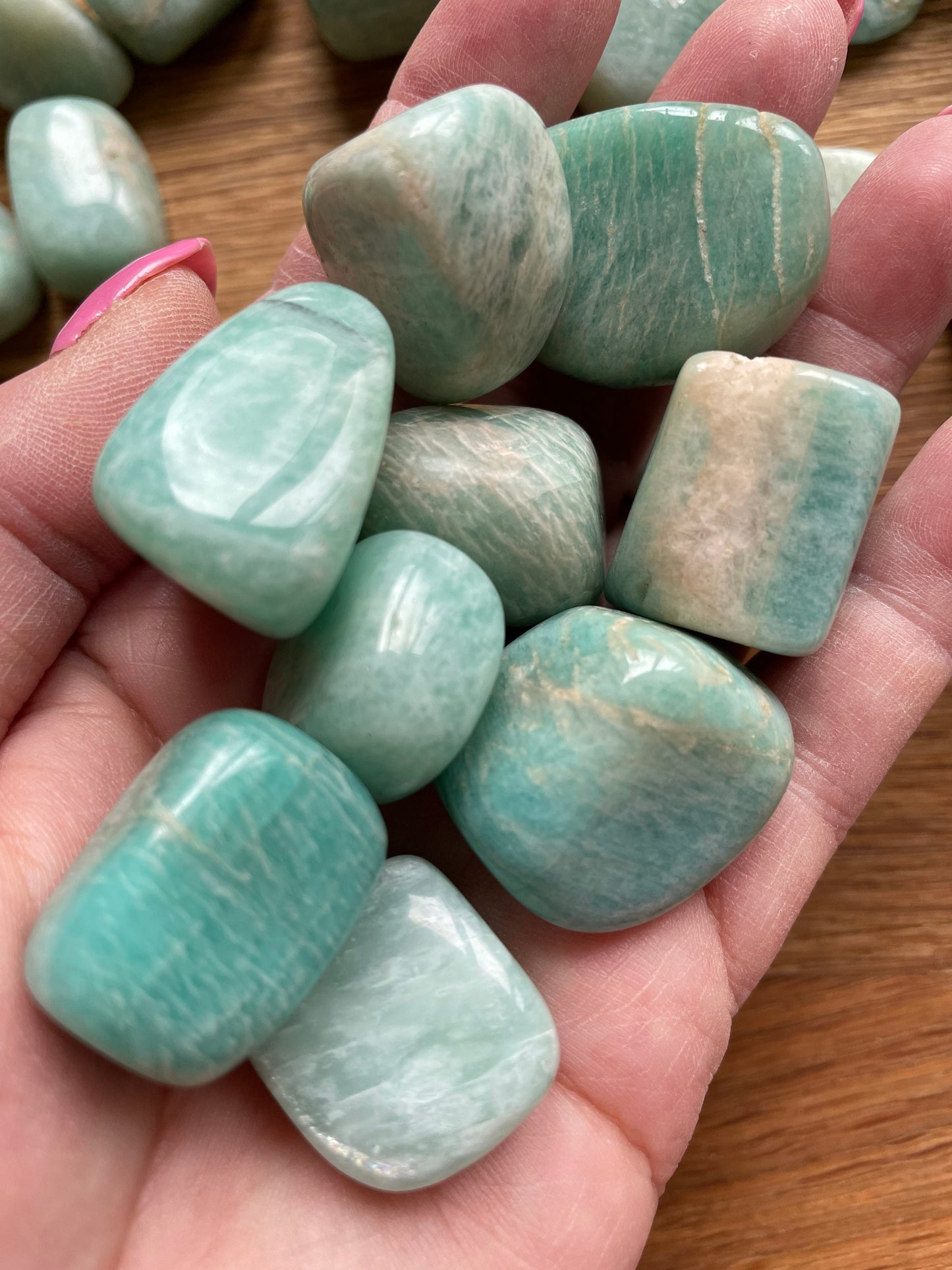 Amazonite tumble stone