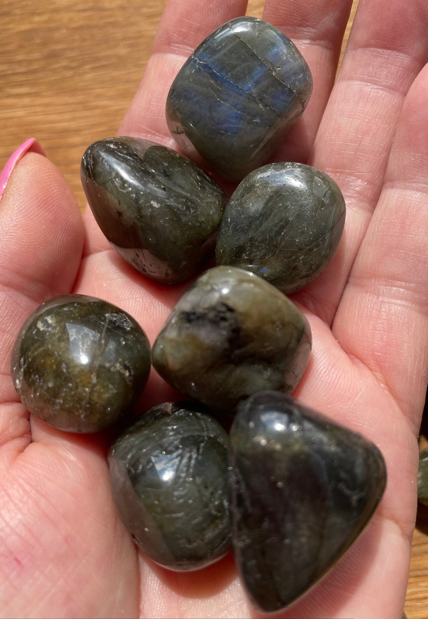 Labradorite tumble stone