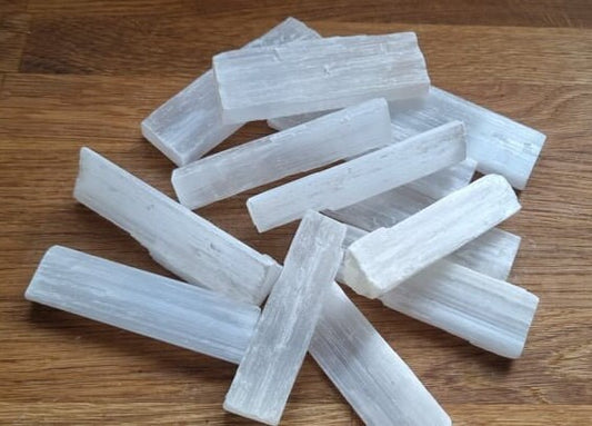 Raw selenite stick