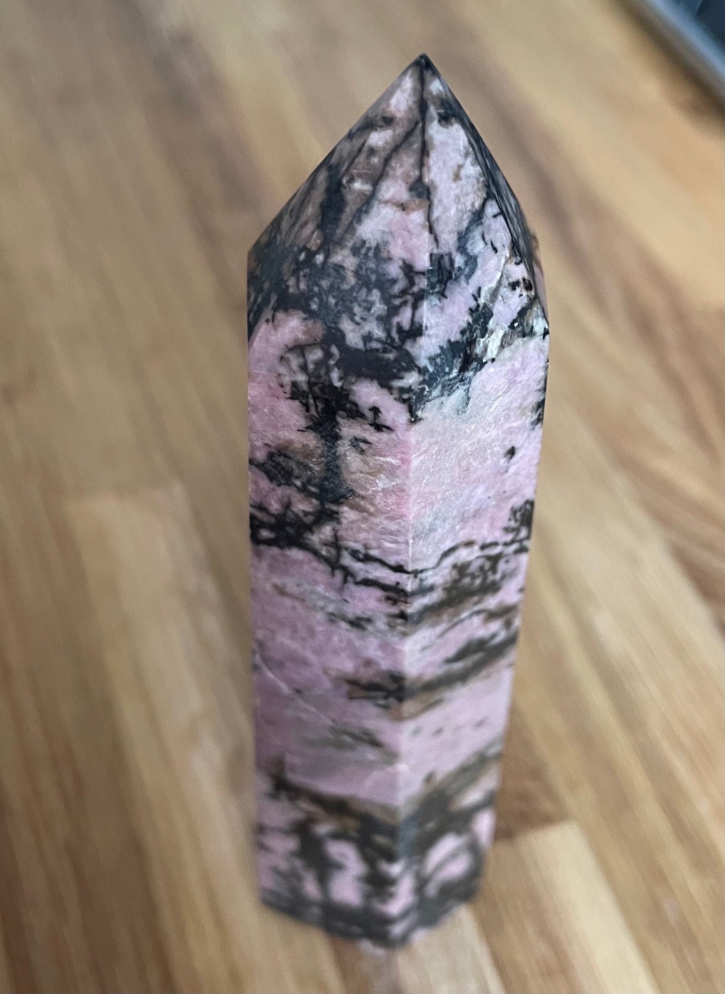 Rhodonite point