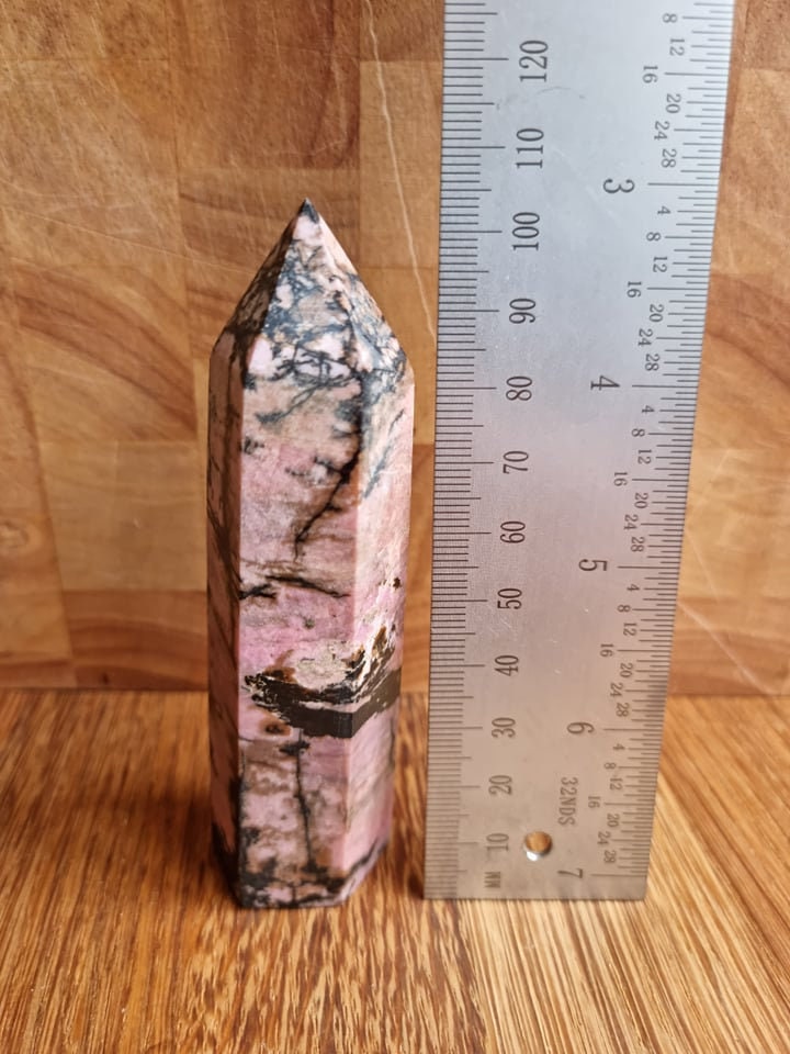 Rhodonite point