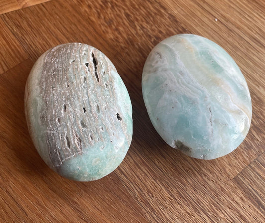 Caribbean calcite palm stones - were £17.50, now £14