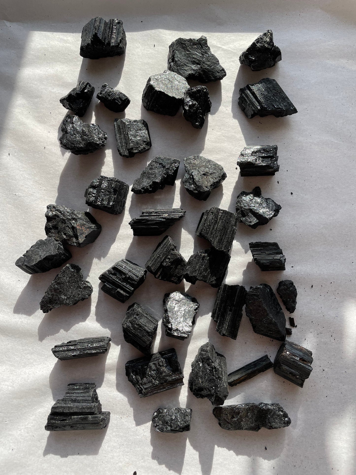 Raw black tourmaline chunk