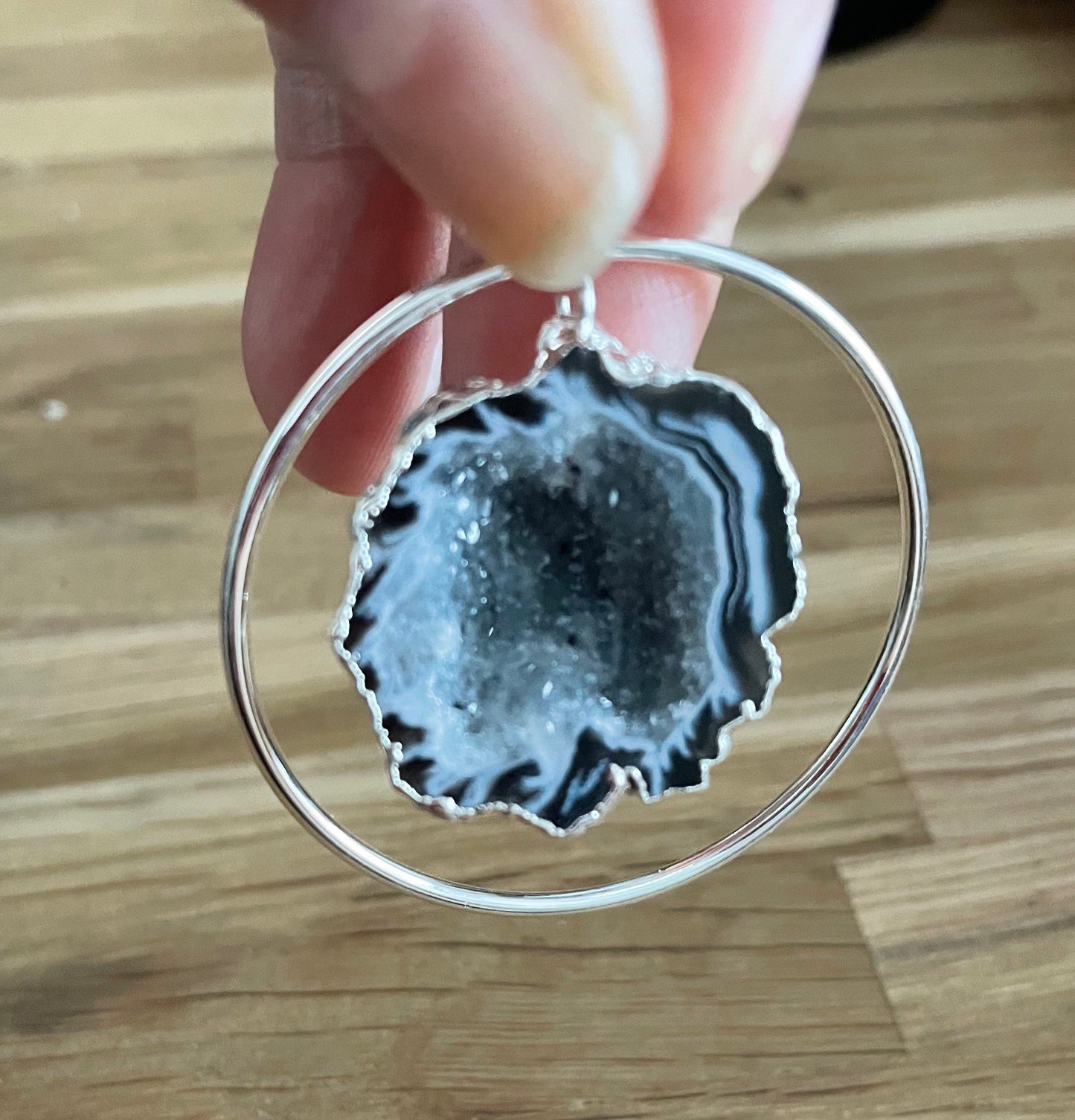 Geode pendant