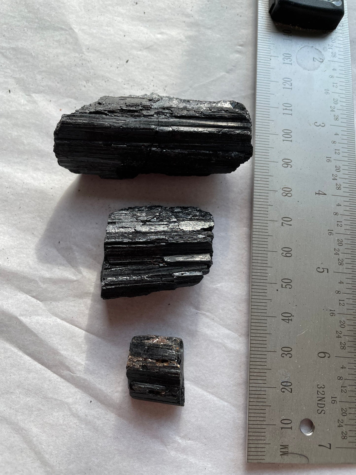 Raw black tourmaline chunk