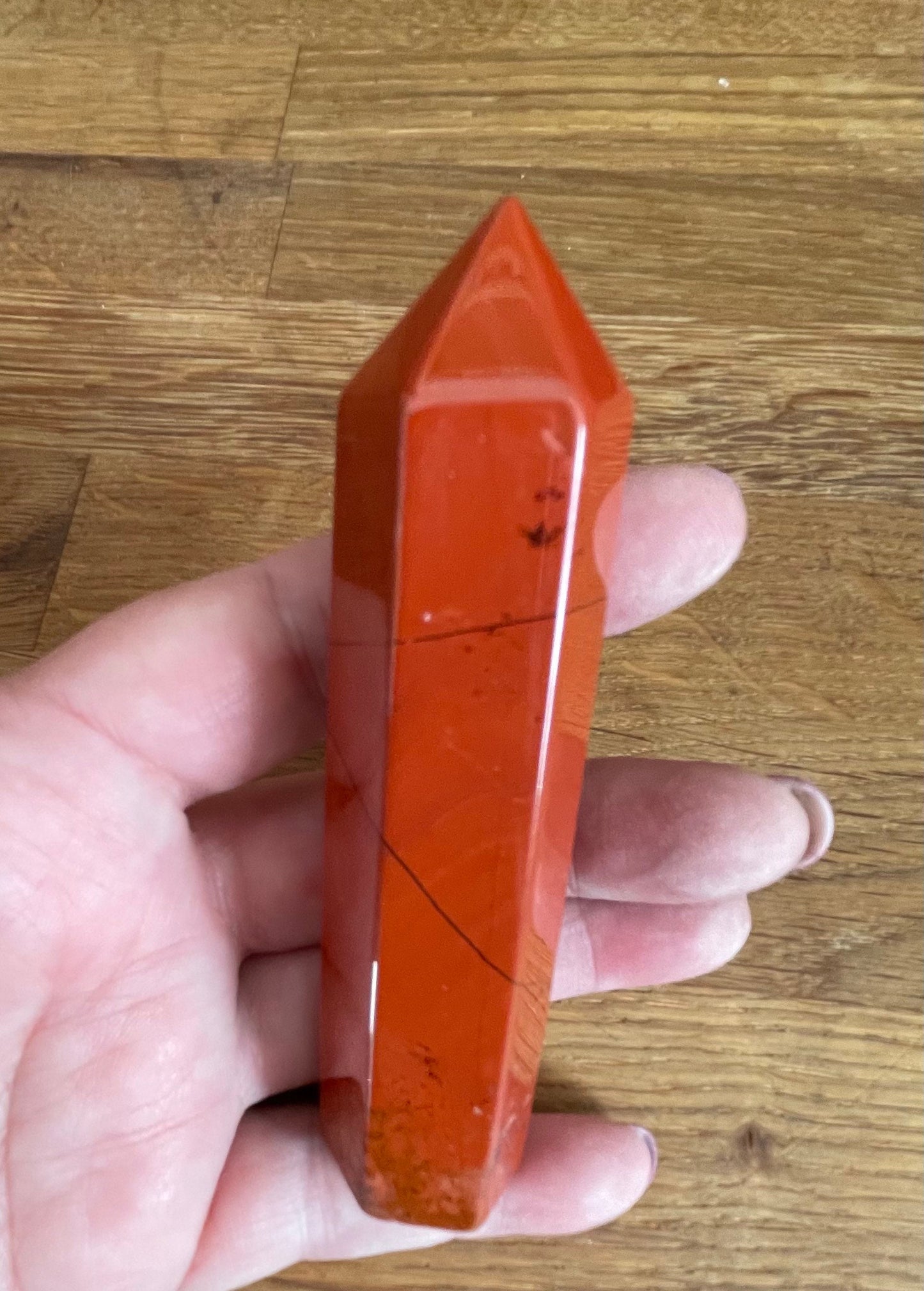 Red jasper point