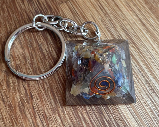 Mini orgonite keyring