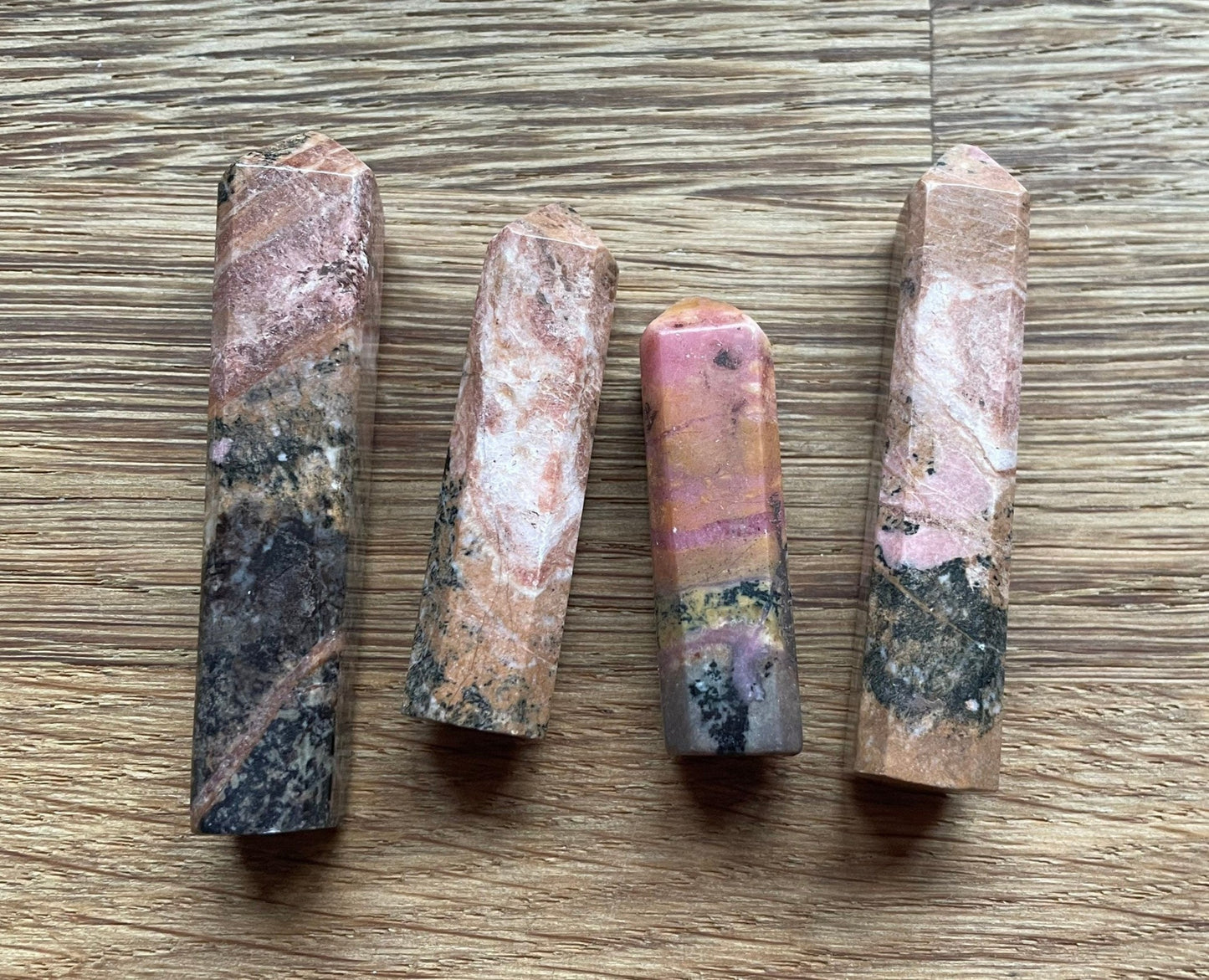 Mini rhodonite point - was £9.50, now £5