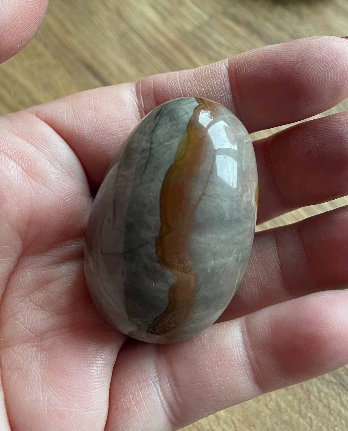 Polychrome jasper egg - was £15.60, now £11