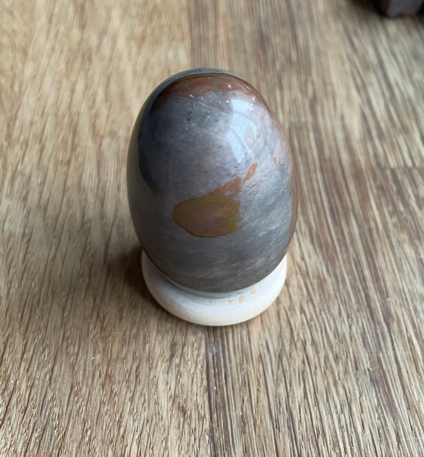 Polychrome jasper egg - was £15.60, now £11