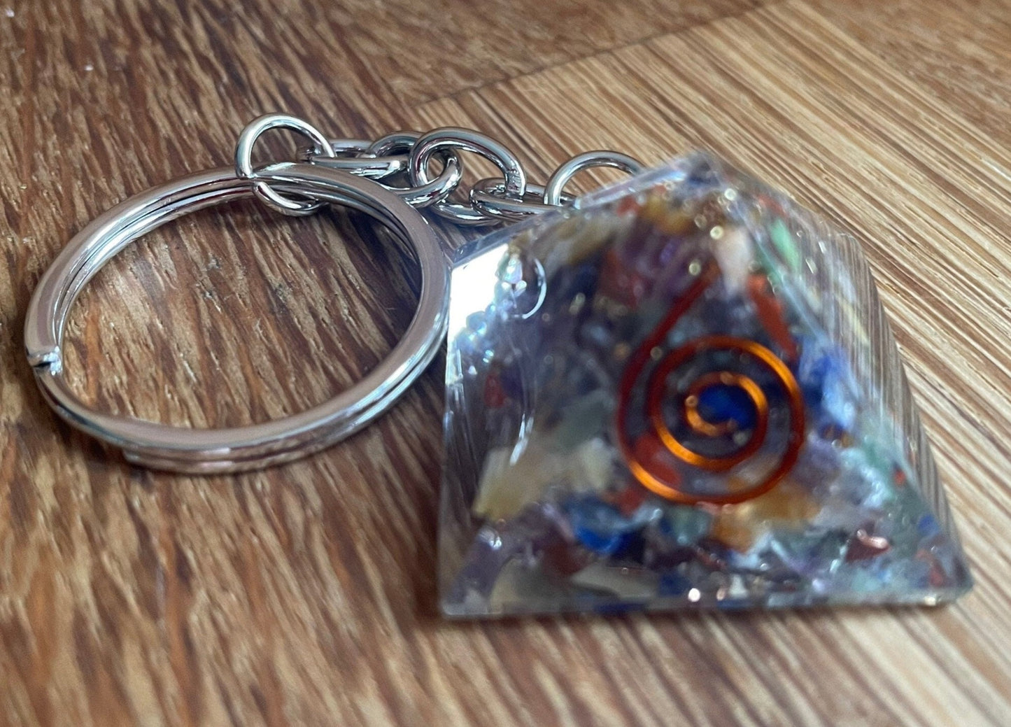 Mini orgonite keyring