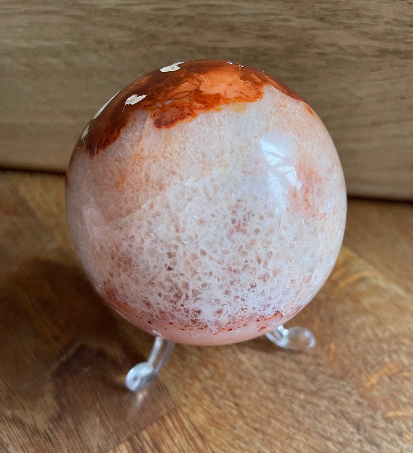 Carnelian sphere, 6.42cm - was £57.50, now £49