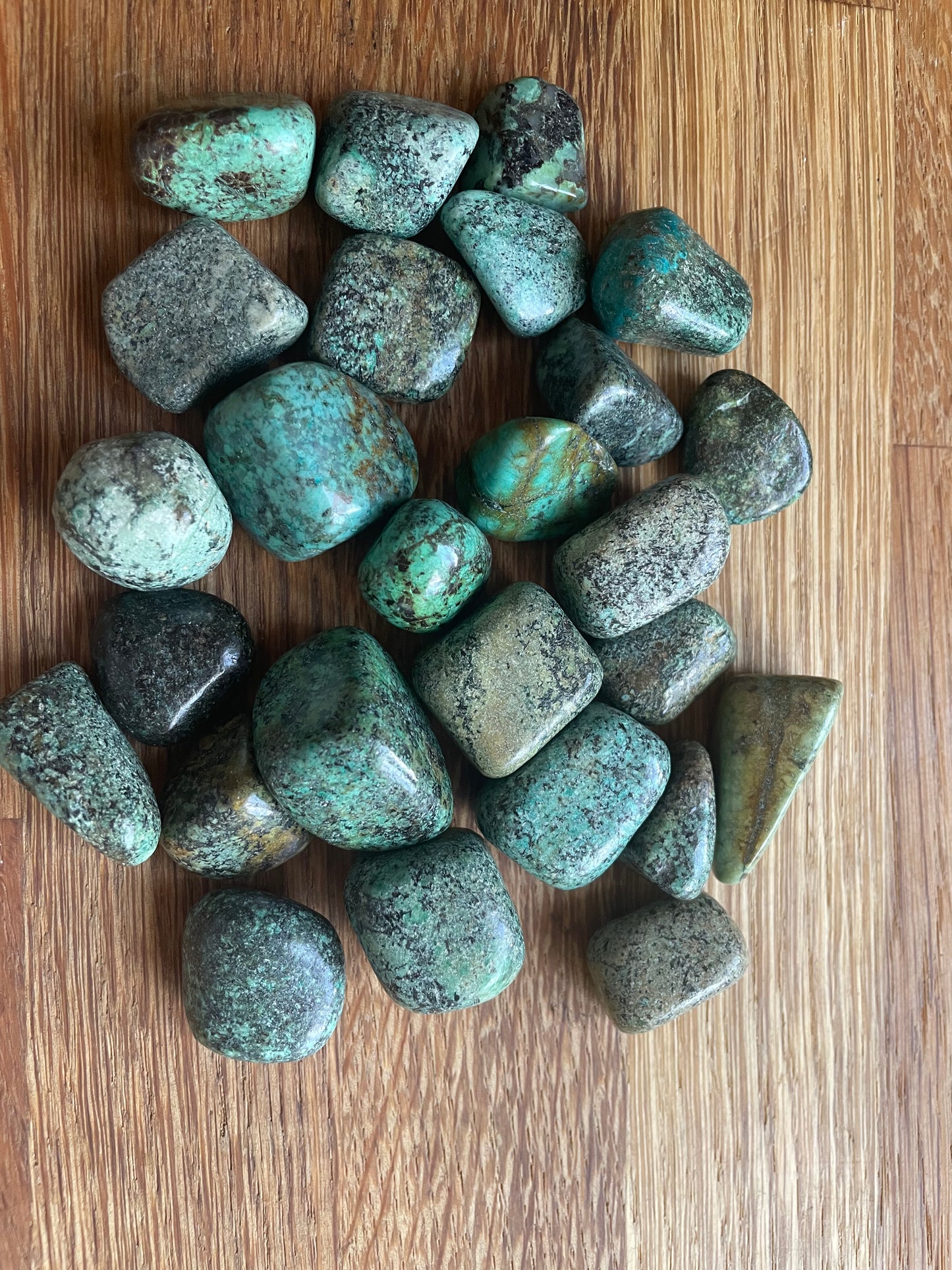 Turquoise tumble stone