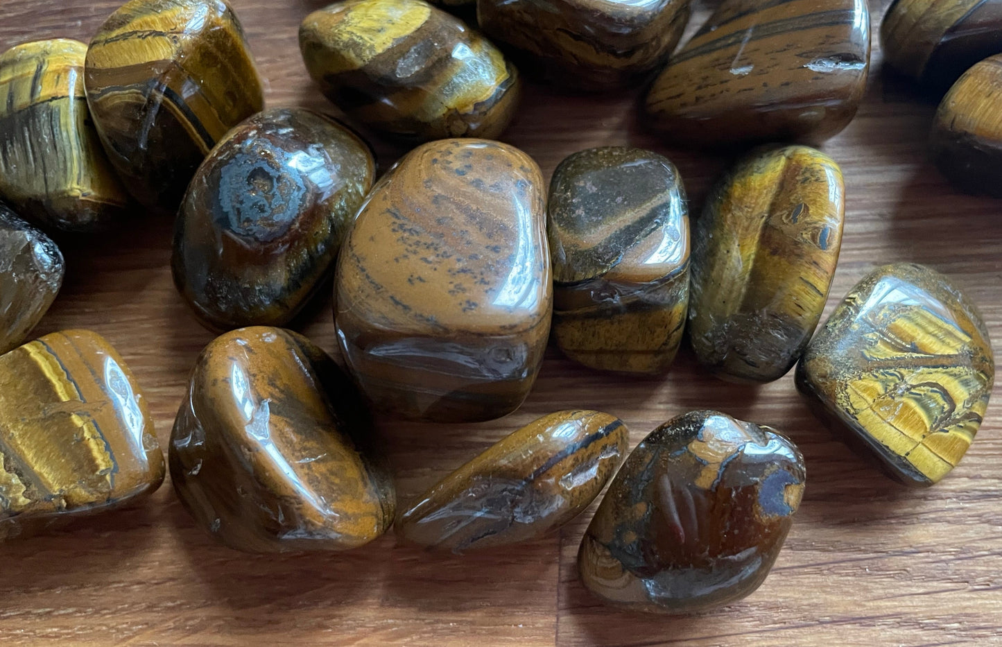 Tiger jasper tumble stone