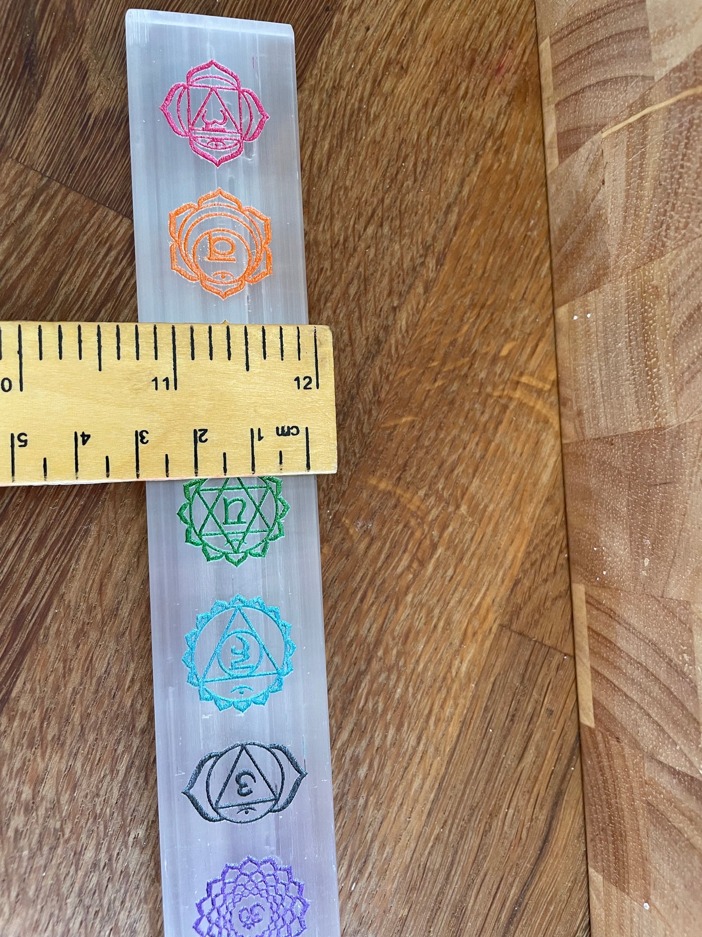 Selenite ruler