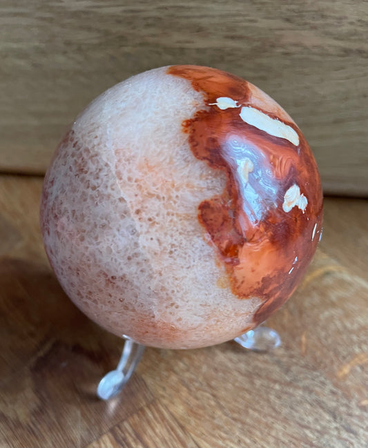 Carnelian sphere, 6.42cm - was £57.50, now £49