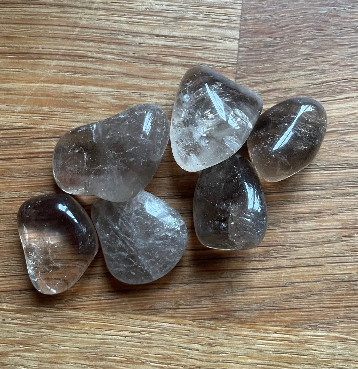 Smoky quartz tumble stone