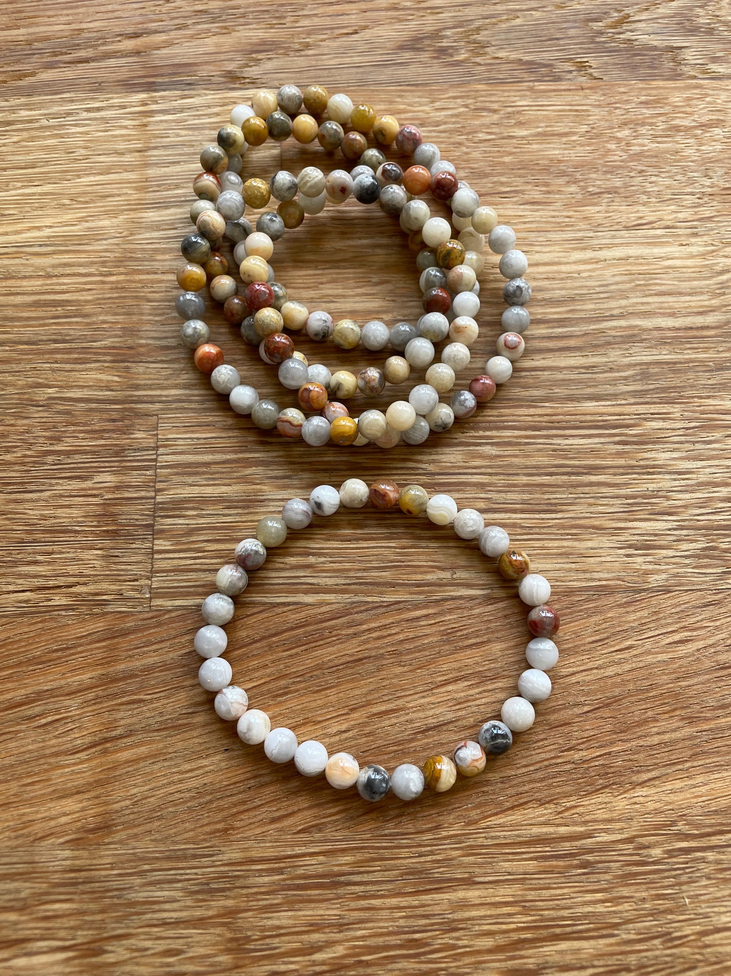 6mm beaded bracelet