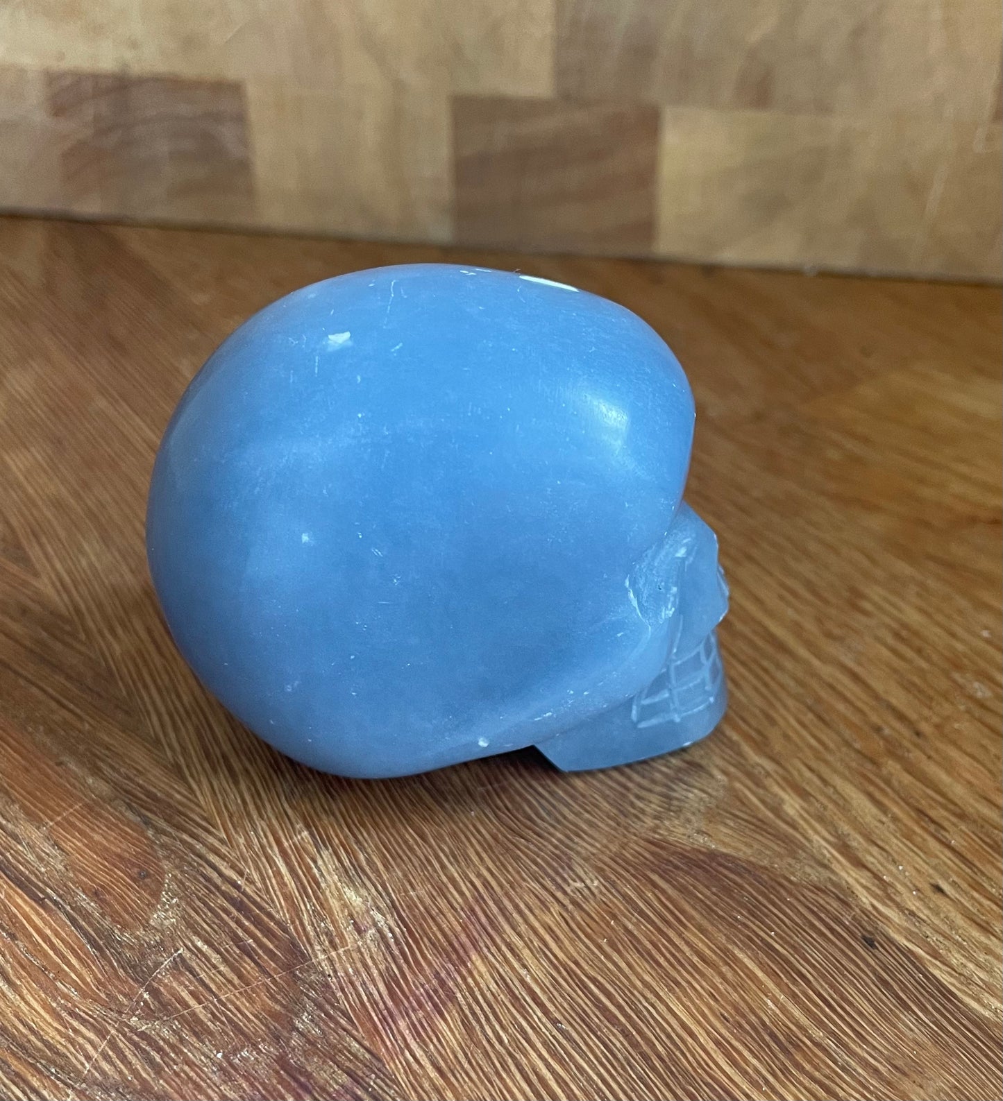 Angelite skull