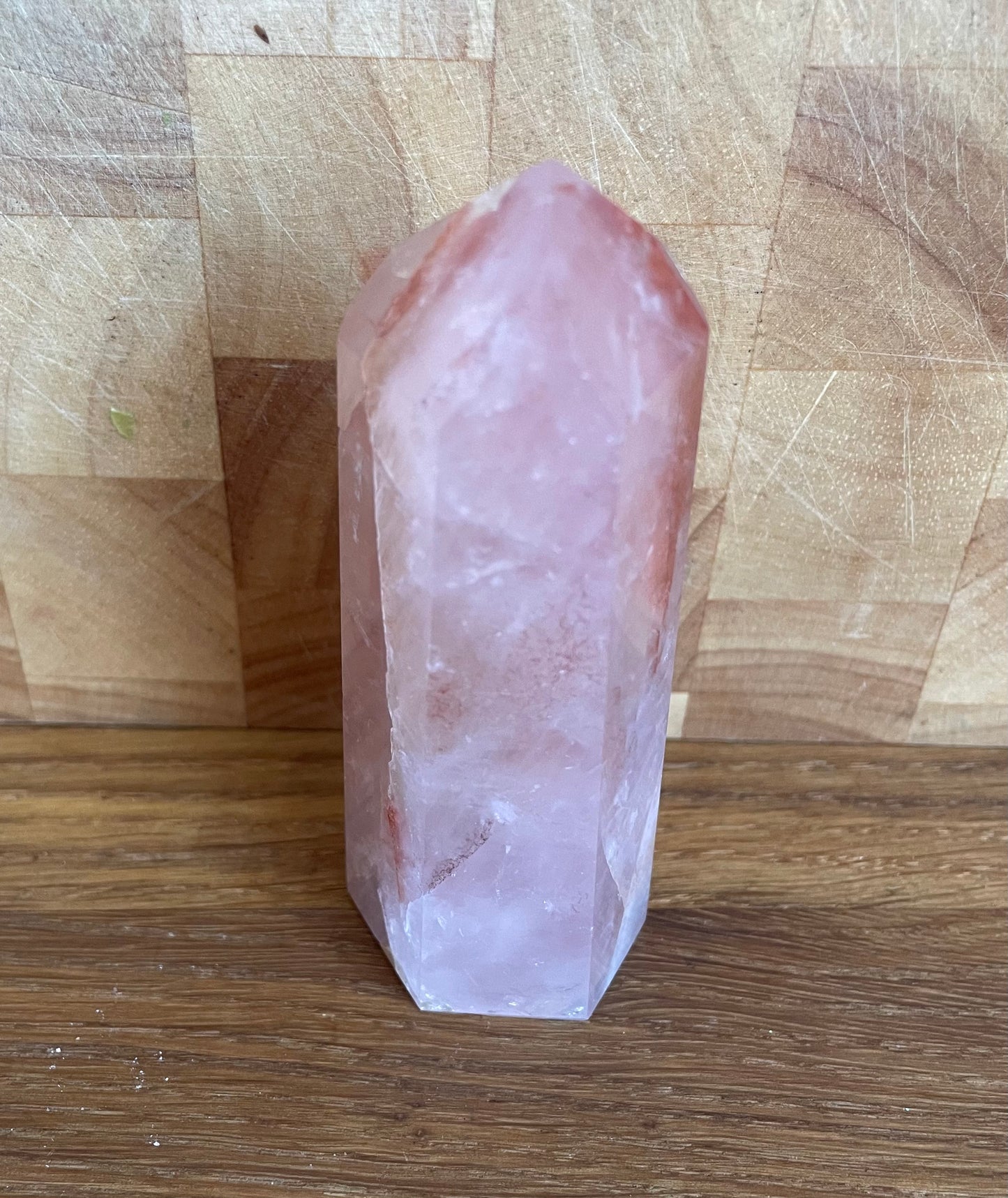 Fire / hematoid quartz point