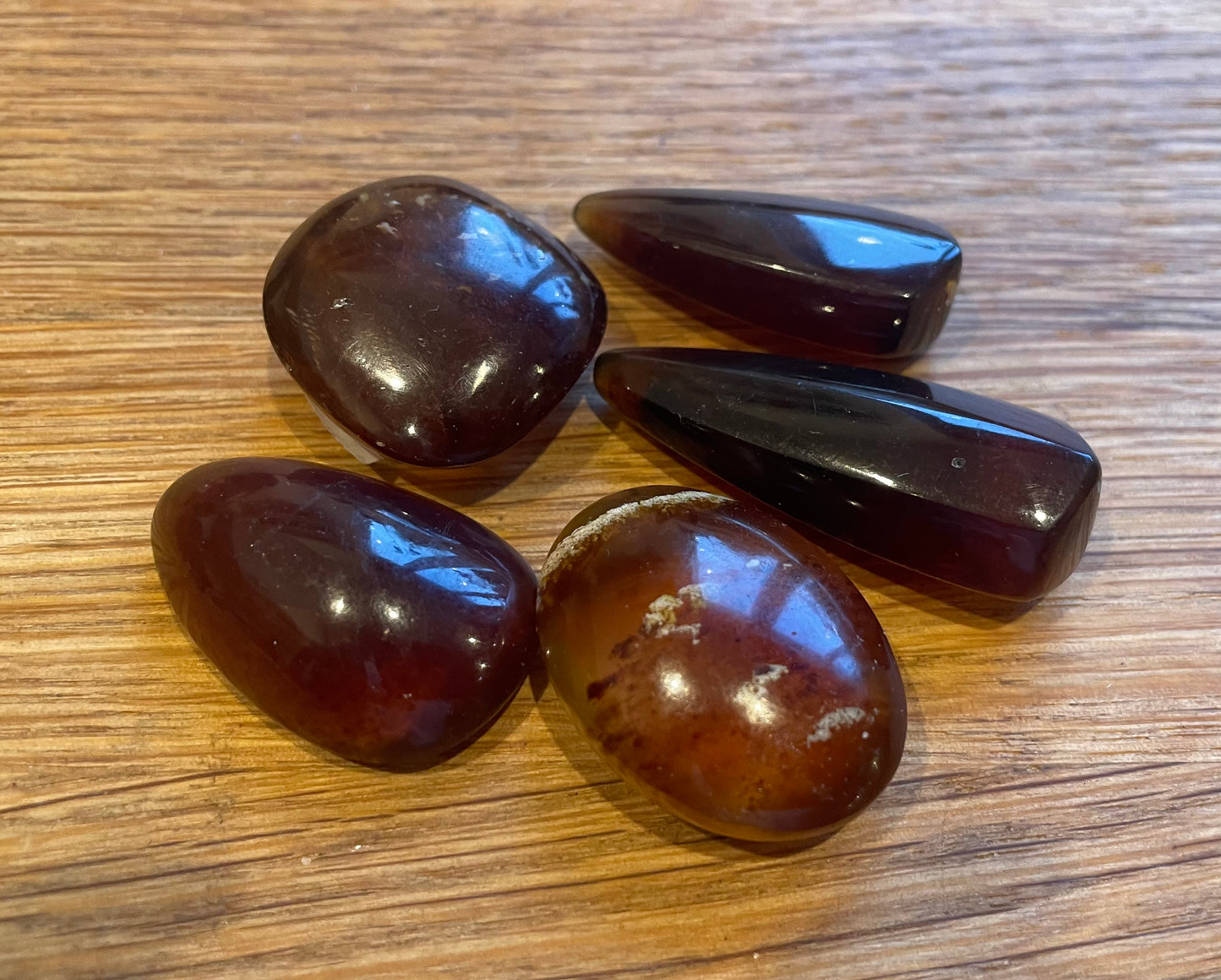 Amber cabochon