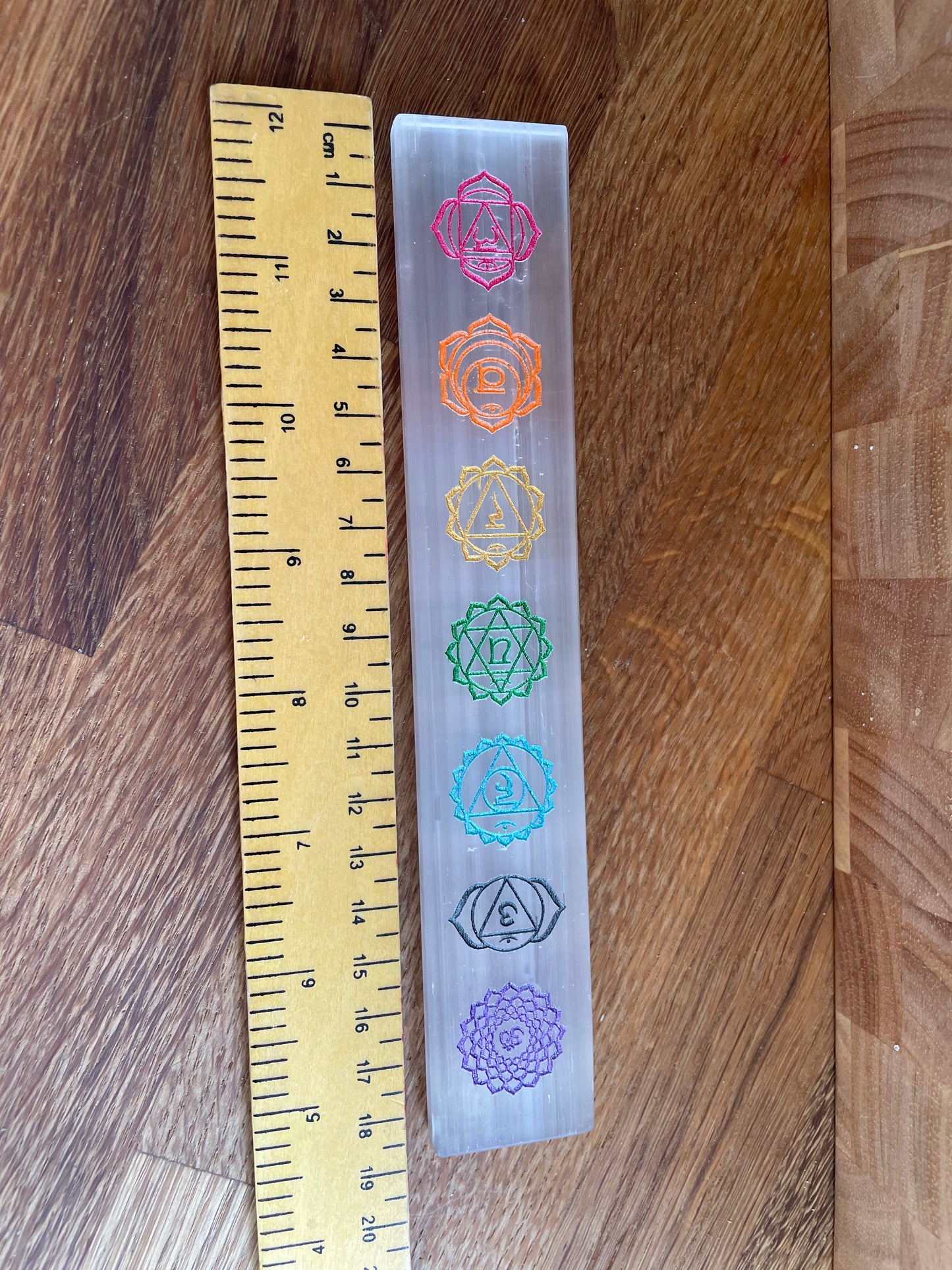 Selenite ruler