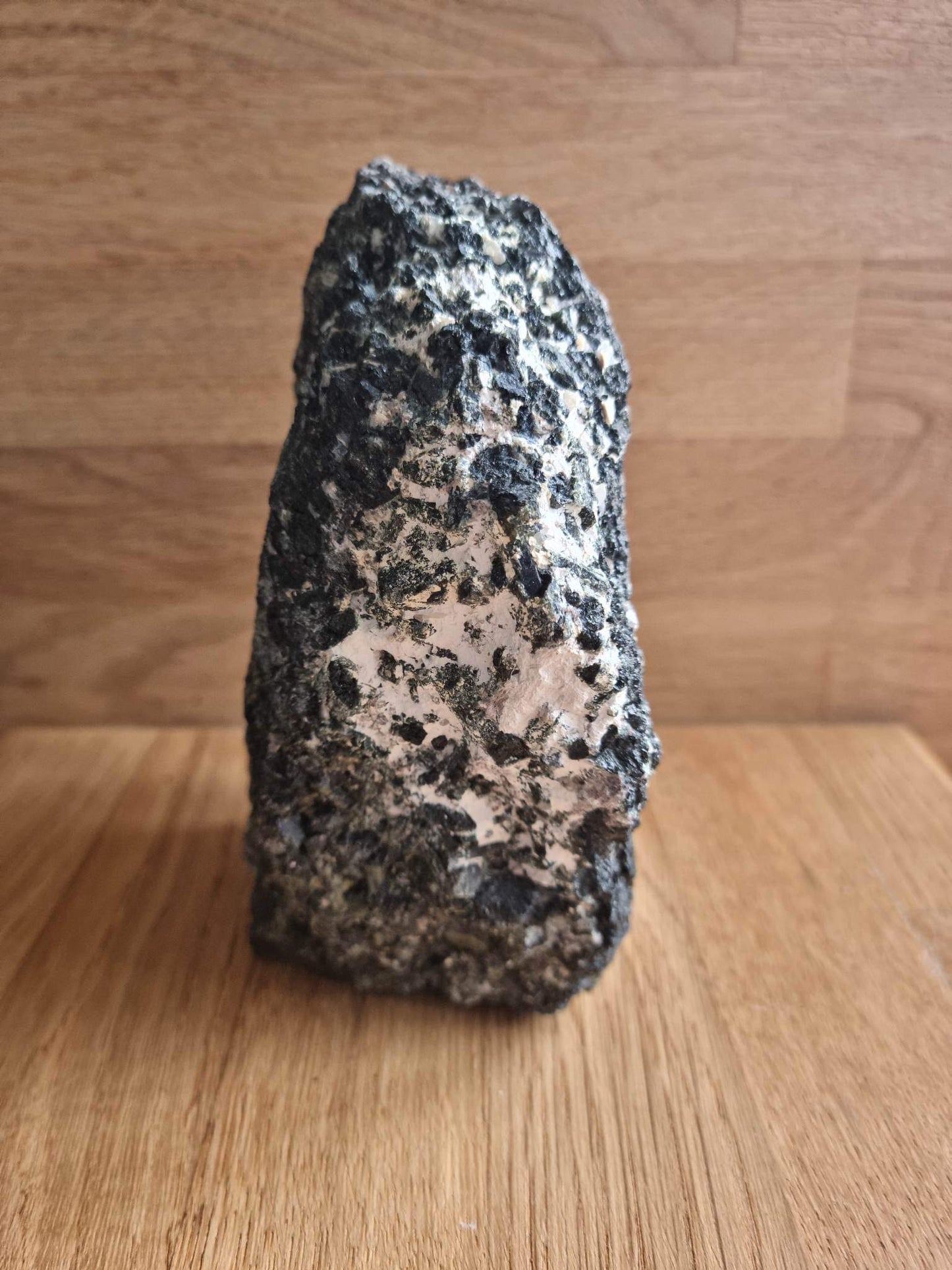 Natural black tourmaline chunk