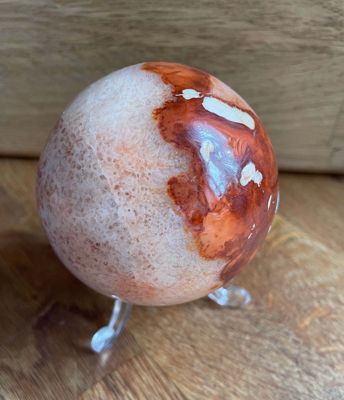 Carnelian sphere, 6.42cm - was £57.50, now £49