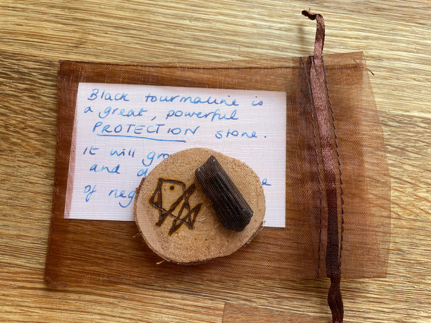 Sigil and crystal talisman