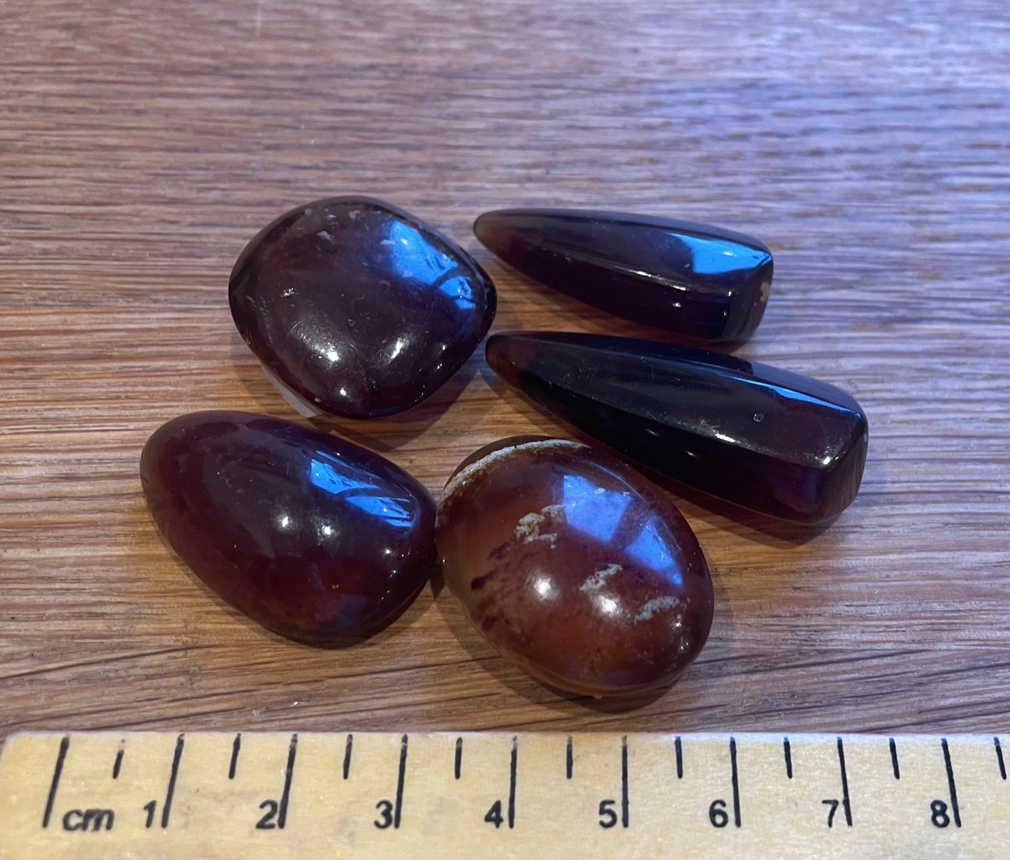 Amber cabochon